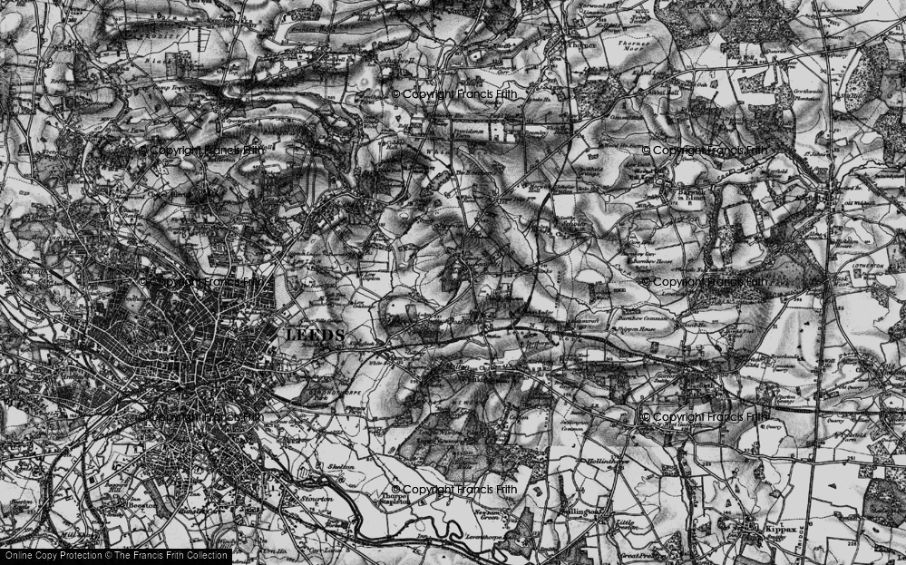 Old Map of Parklands, 1898 in 1898