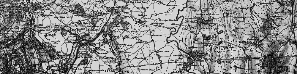 Old map of Parkside in 1897