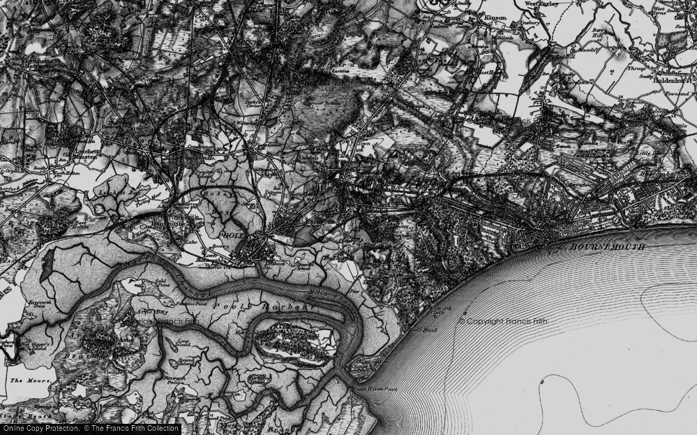 Old Maps Of Parkstone Dorset Francis Frith   Parkstone 1895 Rne801635 