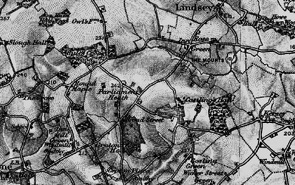 Old map of Parliament Heath in 1896