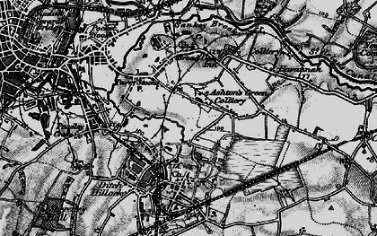 Old map of Parr in 1896