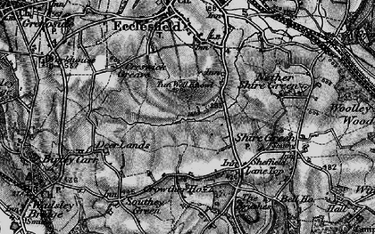 Old map of Parson Cross in 1896