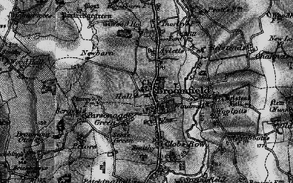 Old map of Parsonage Green in 1896