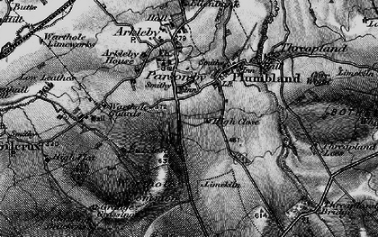 Old map of Parsonby in 1897
