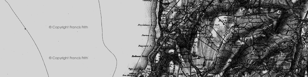 Old map of Parton in 1897