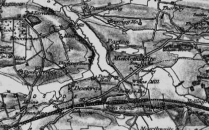 Old map of Parton in 1897