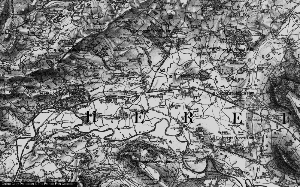 Old Map of Parton, 1898 in 1898
