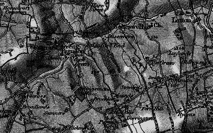 Old map of Passmores in 1896