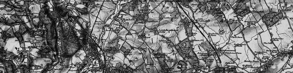 Old map of Patchetts Green in 1896