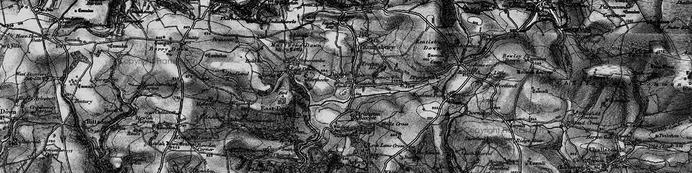 Old map of Patchole in 1898