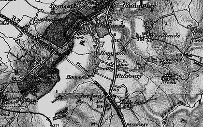 Old map of Patchway in 1898