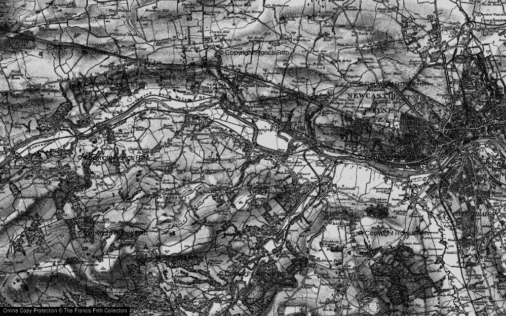 Old Map of Path Head, 1898 in 1898