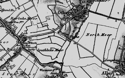 Old map of Pathe in 1898