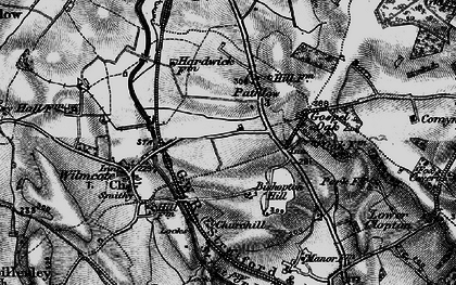 Old map of Pathlow in 1898
