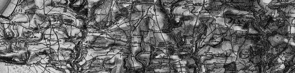 Old map of Patsford in 1898