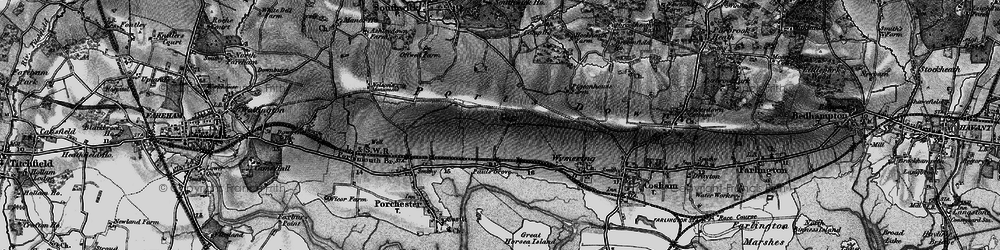 Old map of Paulsgrove in 1895