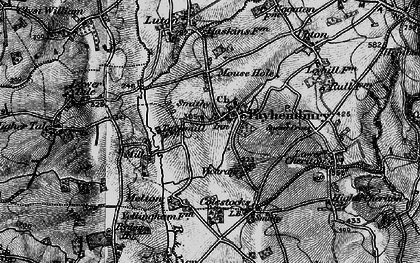 Old map of Payhembury in 1898