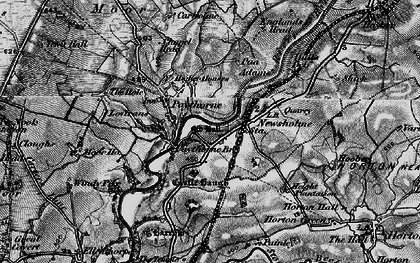 Old map of Paythorne in 1898