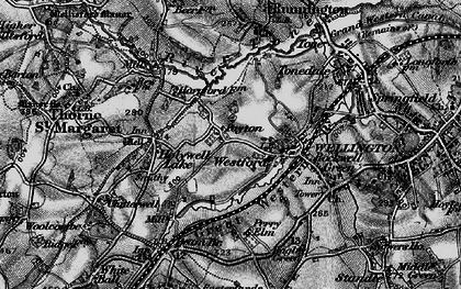 Old map of Payton in 1898