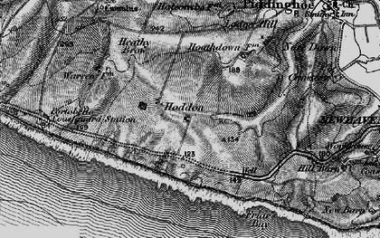 Old map of Peacehaven in 1895