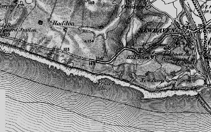 Old map of Peacehaven Heights in 1895