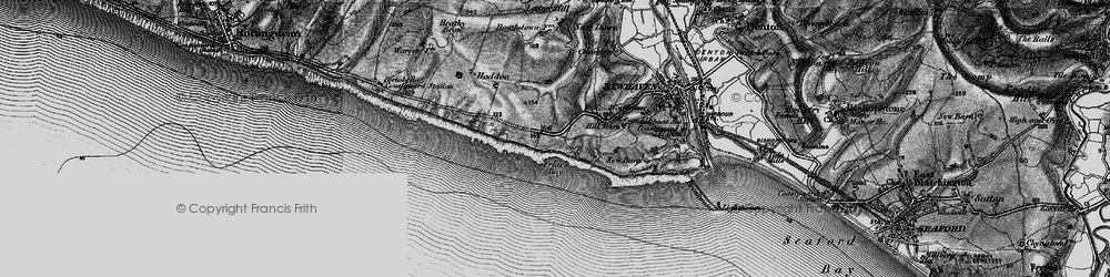 Old map of Peacehaven Heights in 1895