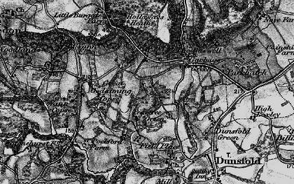 Old map of Hurtwood, The in 1896