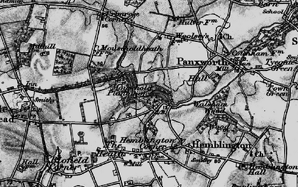 Old map of Pedham in 1898