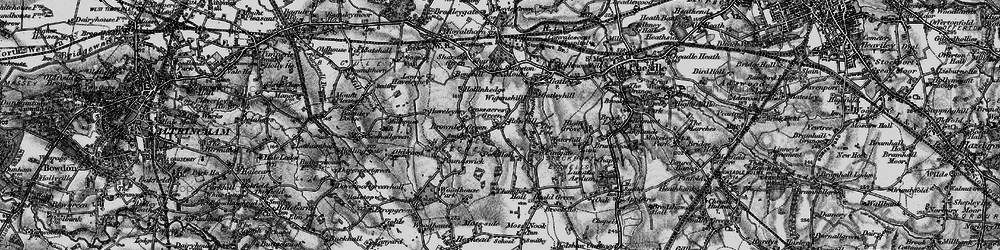 Old map of Peel Hall in 1896