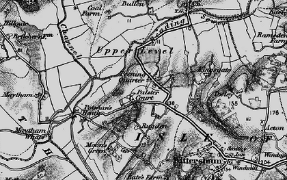 Old map of Peening Quarter in 1895