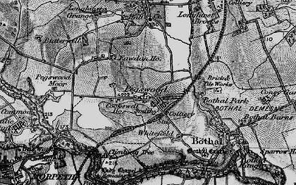 Old map of Pegswood in 1897