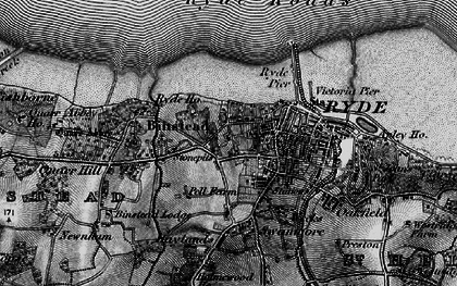 Old map of Pelhamfield in 1895