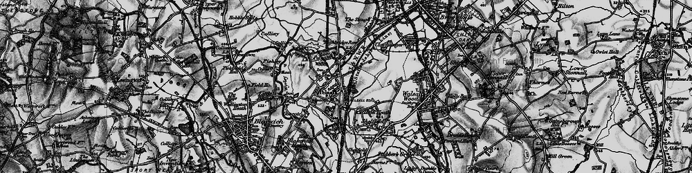 Old map of Pelsall in 1899