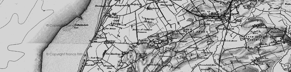 Old map of Balladoyle in 1897
