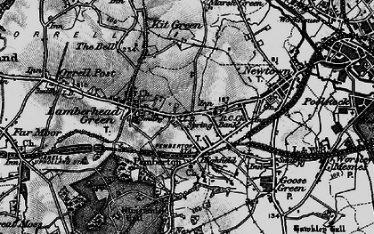 Old map of Pemberton in 1896
