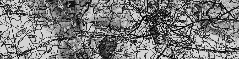 Old map of Pemberton in 1896