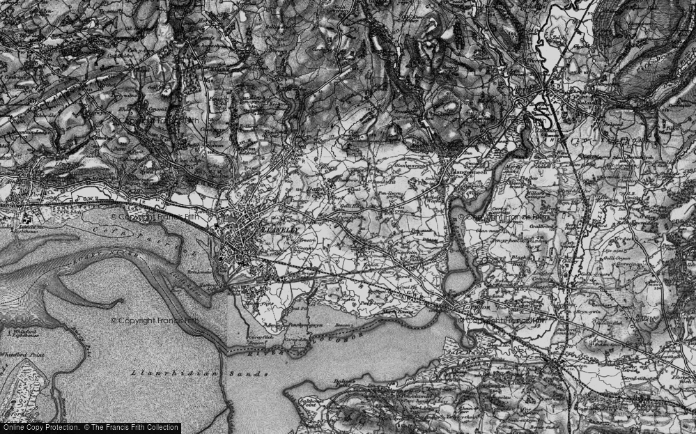 Old Map of Pemberton, 1897 in 1897