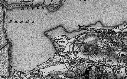 Old map of Pen-caer-fenny in 1897