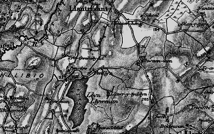 Old map of Chwaen-wen in 1899