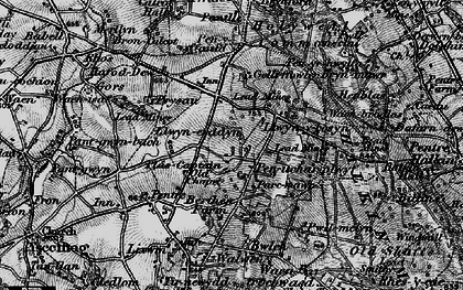 Old map of Pen-Uchar Plwyf in 1896