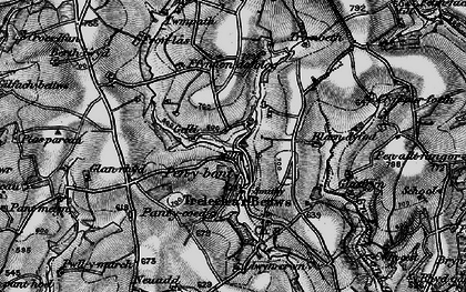 Old map of Blaenparsel in 1898