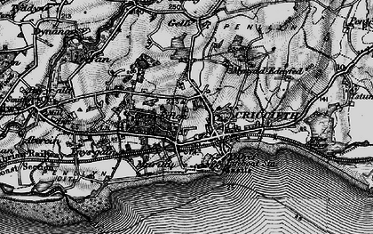 Old map of Pen-y-bryn in 1899