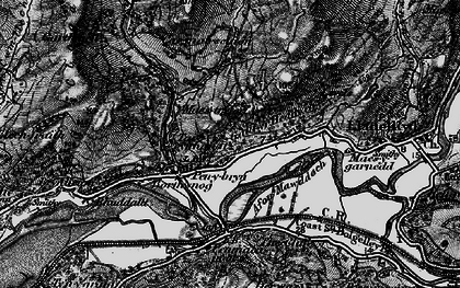 Old map of Pen-y-bryn in 1899