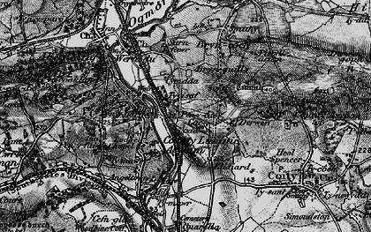 Old map of Pen-y-cae in 1897