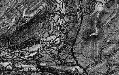 Old map of Pen-y-cae in 1898