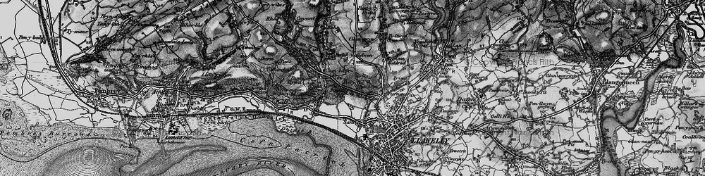 Old map of Pen-y-fai in 1896