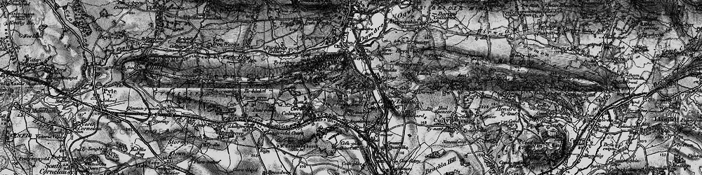 Old map of Pen-y-fai in 1897