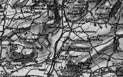 Old map of Wileirog in 1899