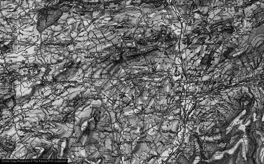 Old Map of Pen-y-groes, 1897 in 1897