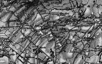 Old map of Pen-y-groes in 1897